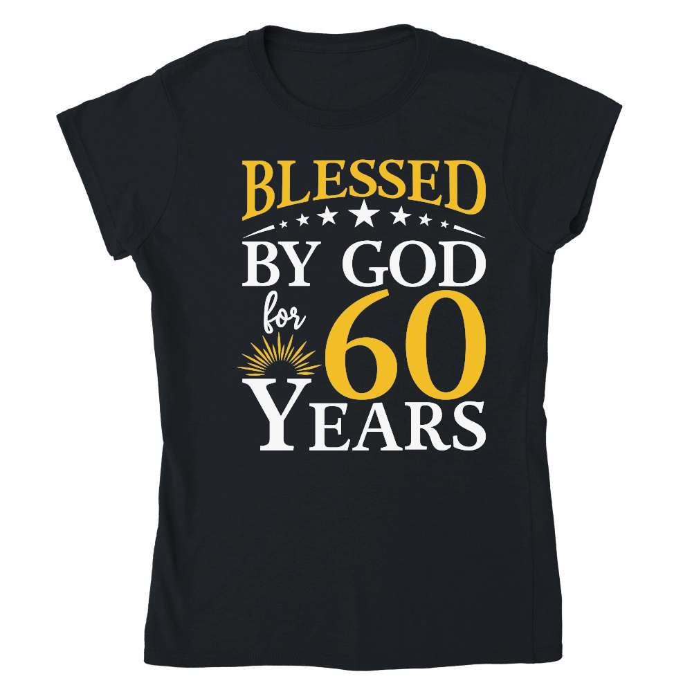 Blessed by god for 60 years   60th birthday