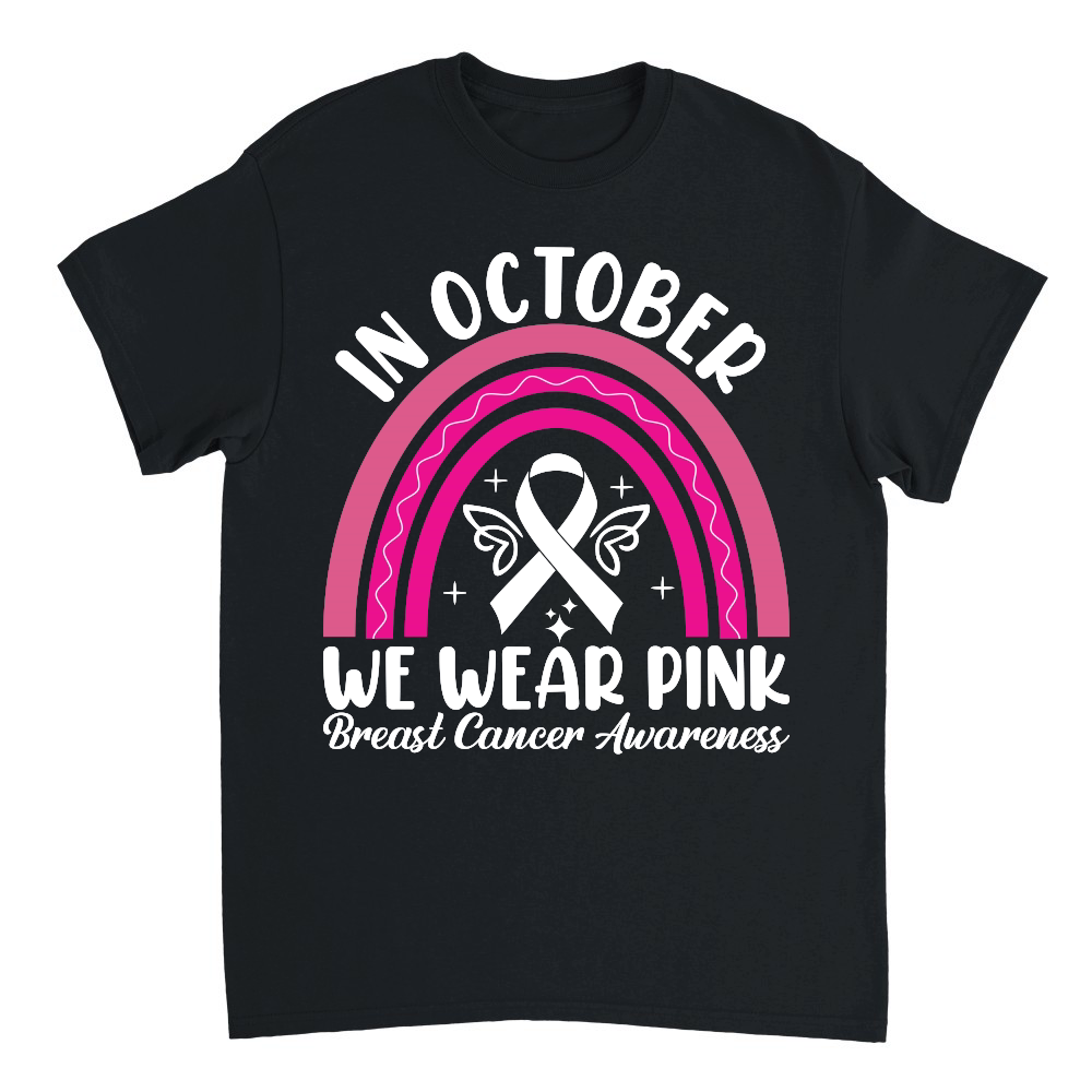 In October We Wear Pink Breast cancer Awareness