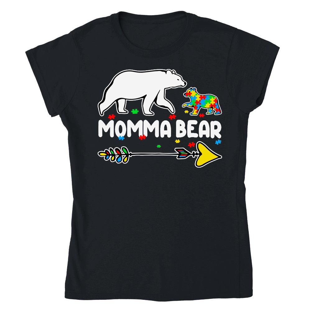 mother day   Momma Bear Autism Awareness Autistic