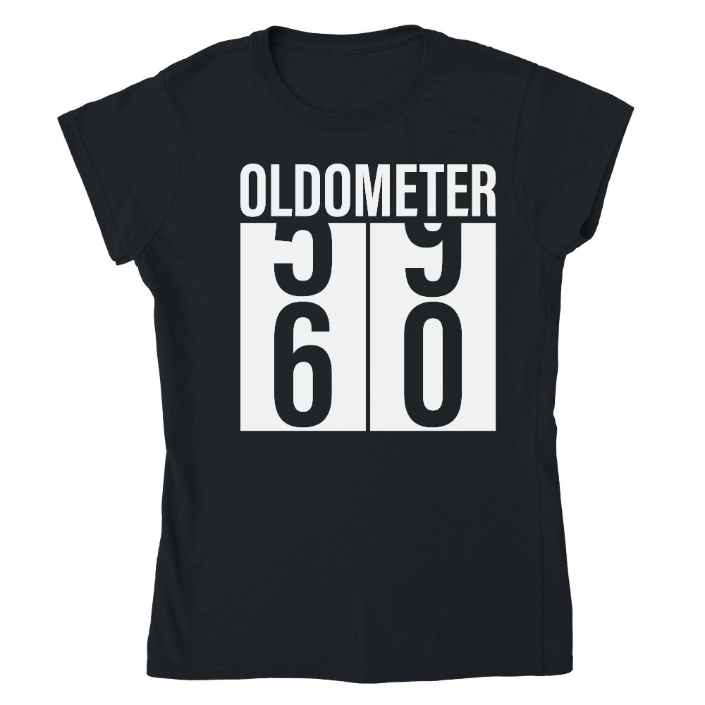 Oldometer Odometer Funny 60th Birthday