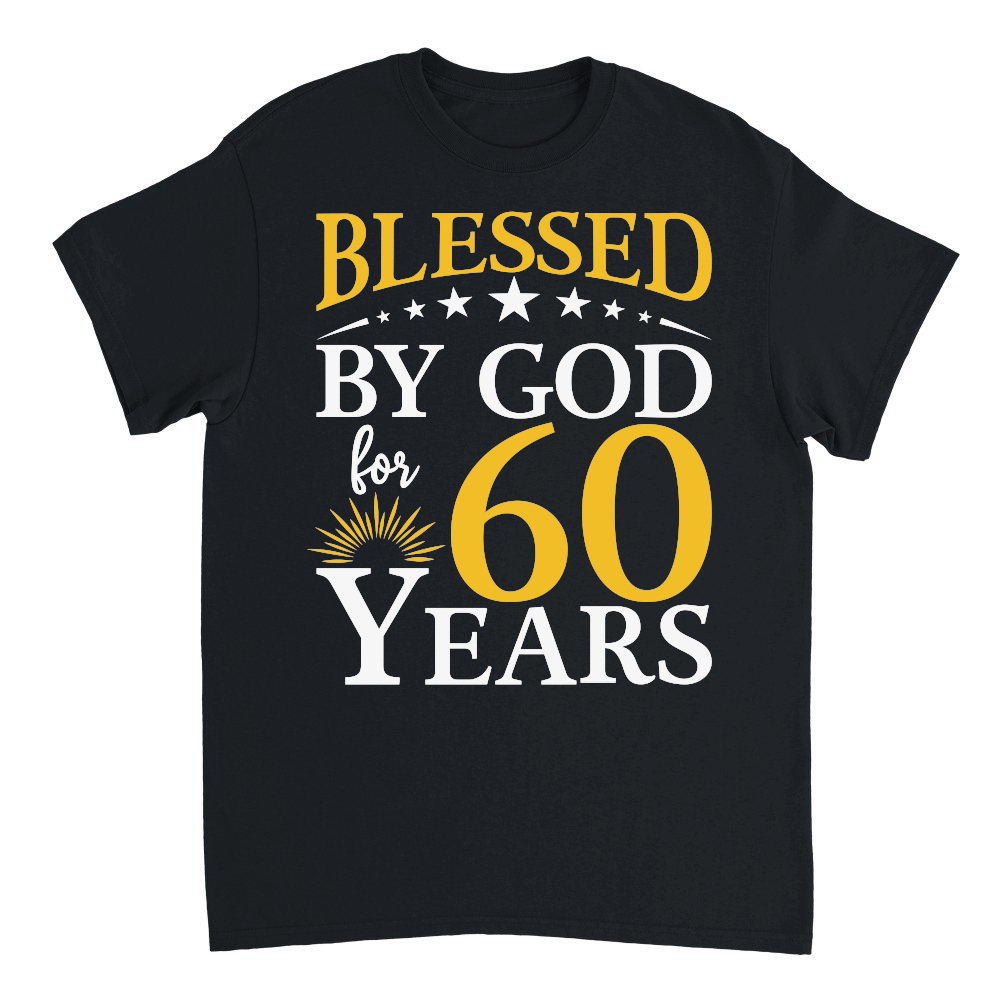 Blessed by god for 60 years   60th birthday