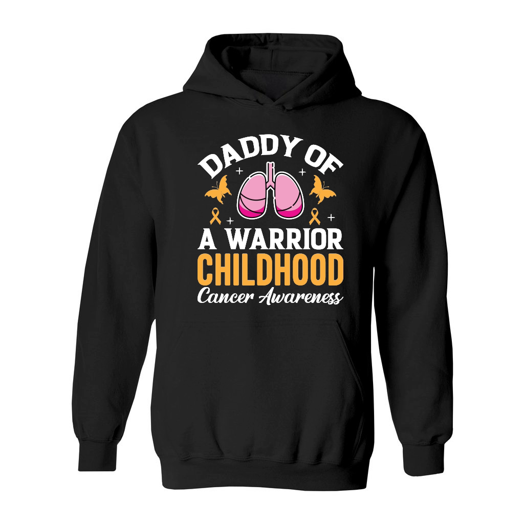 Daddy of a warrior Childhood cancer awareness