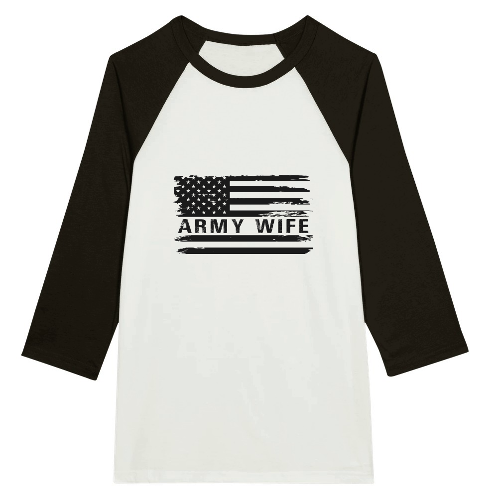 USA Flag Army Wife