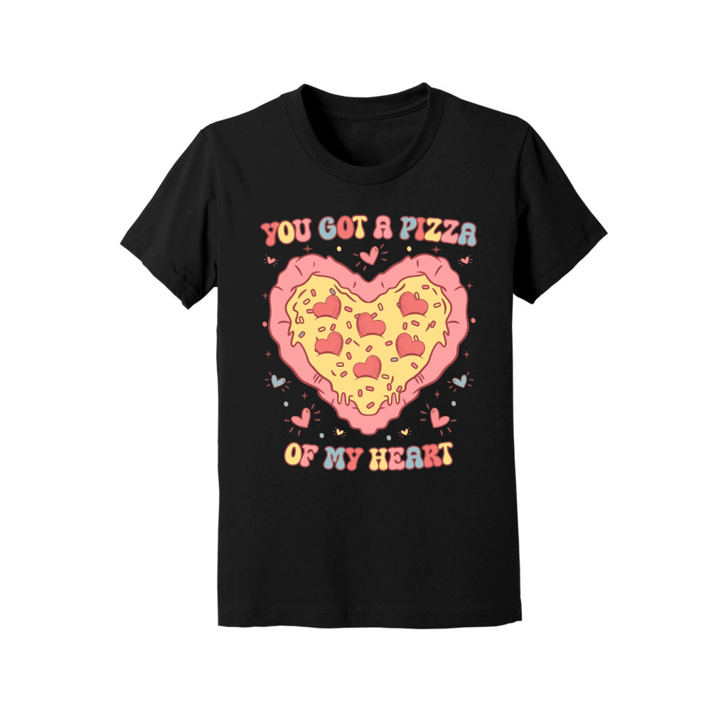 Retro Valentine Pizza  Sublimation