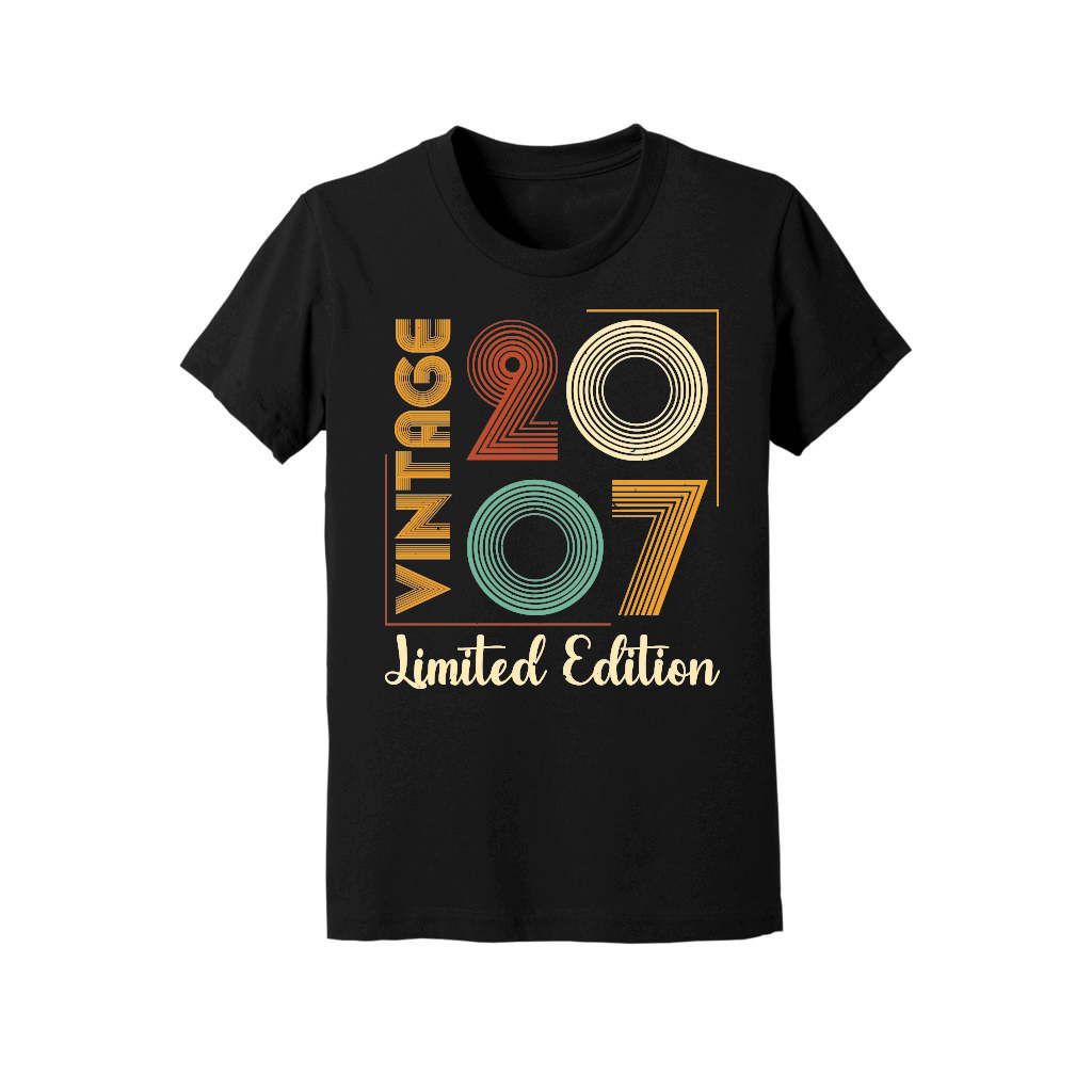 Vintage 2007 Limited Edition Birthday