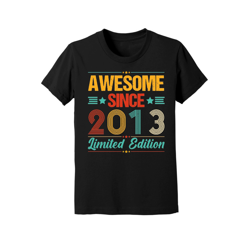 Awesome Since 2013 Limited Edition Birthday