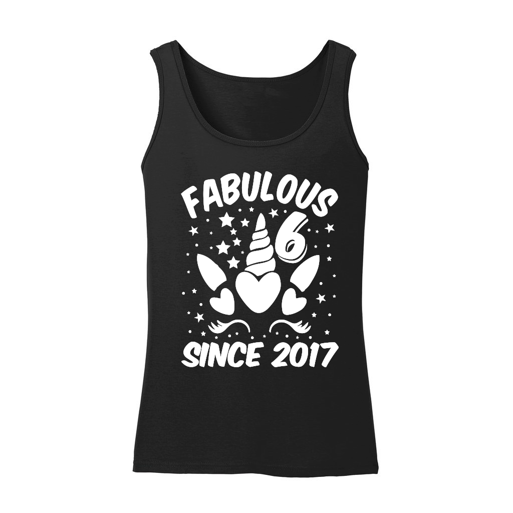 Fabulous 6 Since 2017 Unicorn Birthday