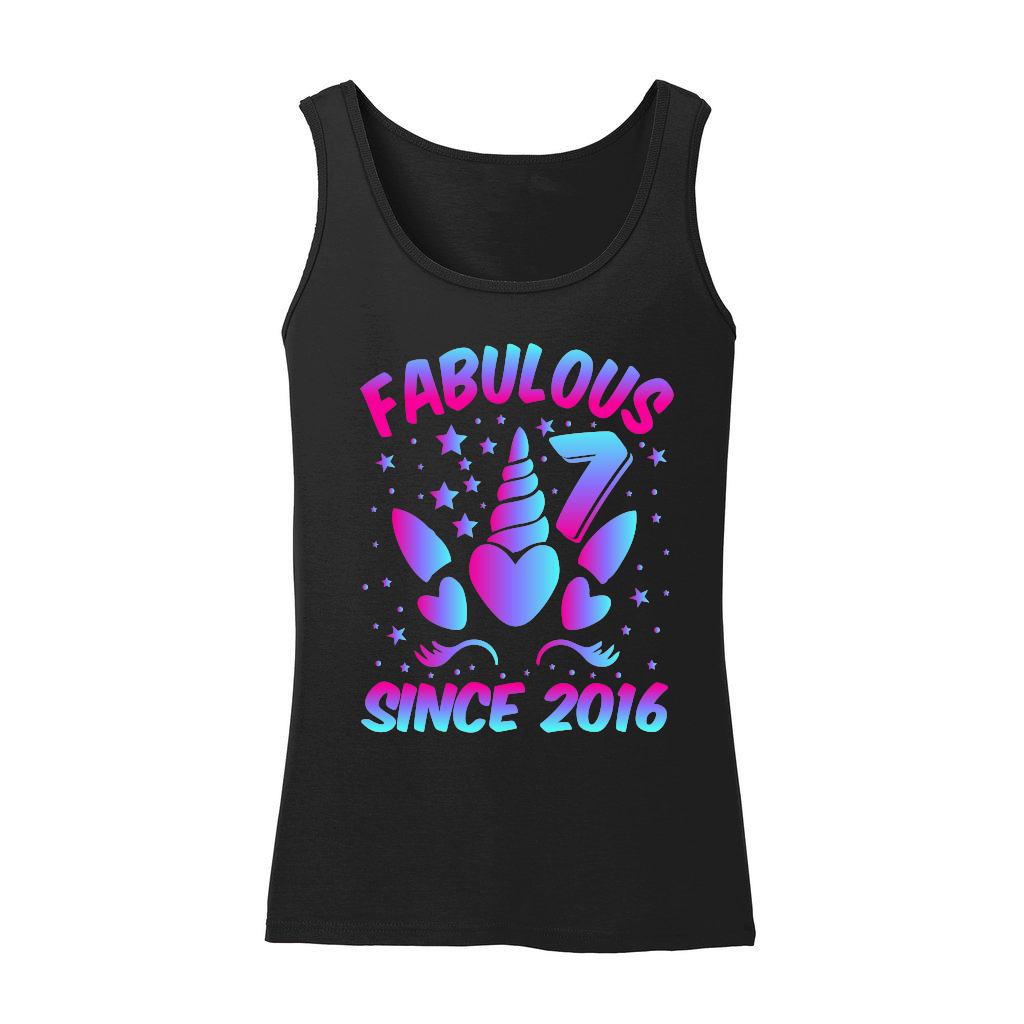 Fabulous 7 Since 2016 Unicorn Birthday