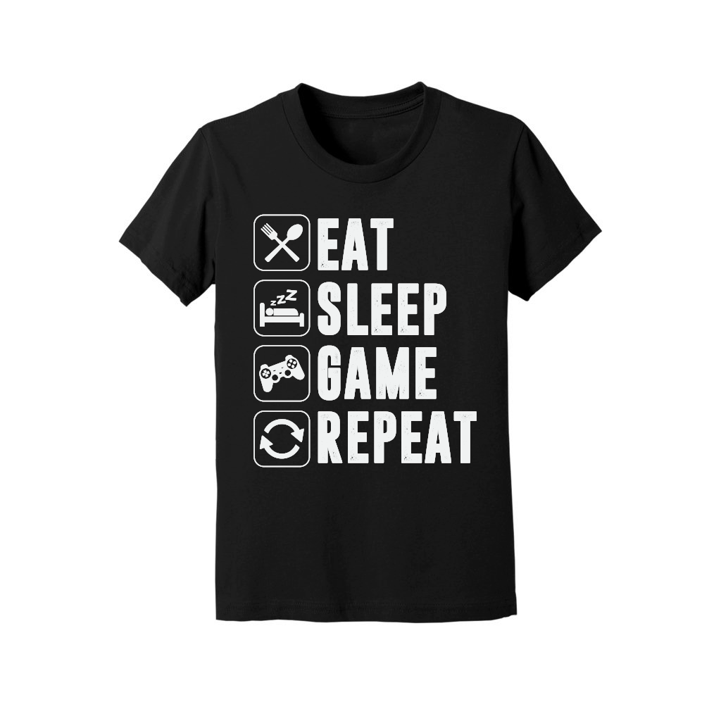 Eat Sleep Game Repeat Gaming Gamer