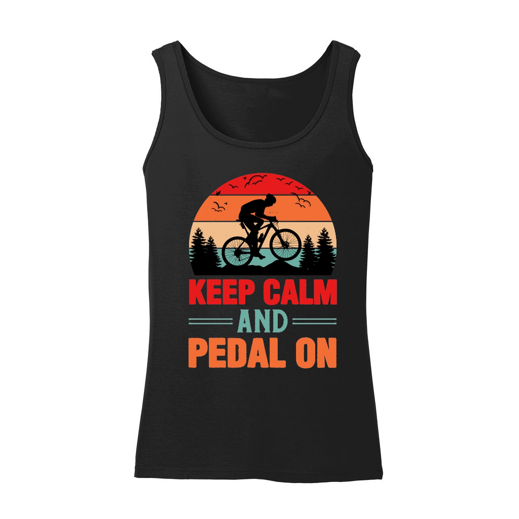 Keep Calm And Pedal On Cycling