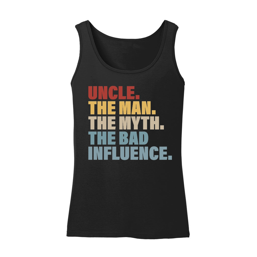 Vintage Fun Uncle Man Myth Bad Influence Funny