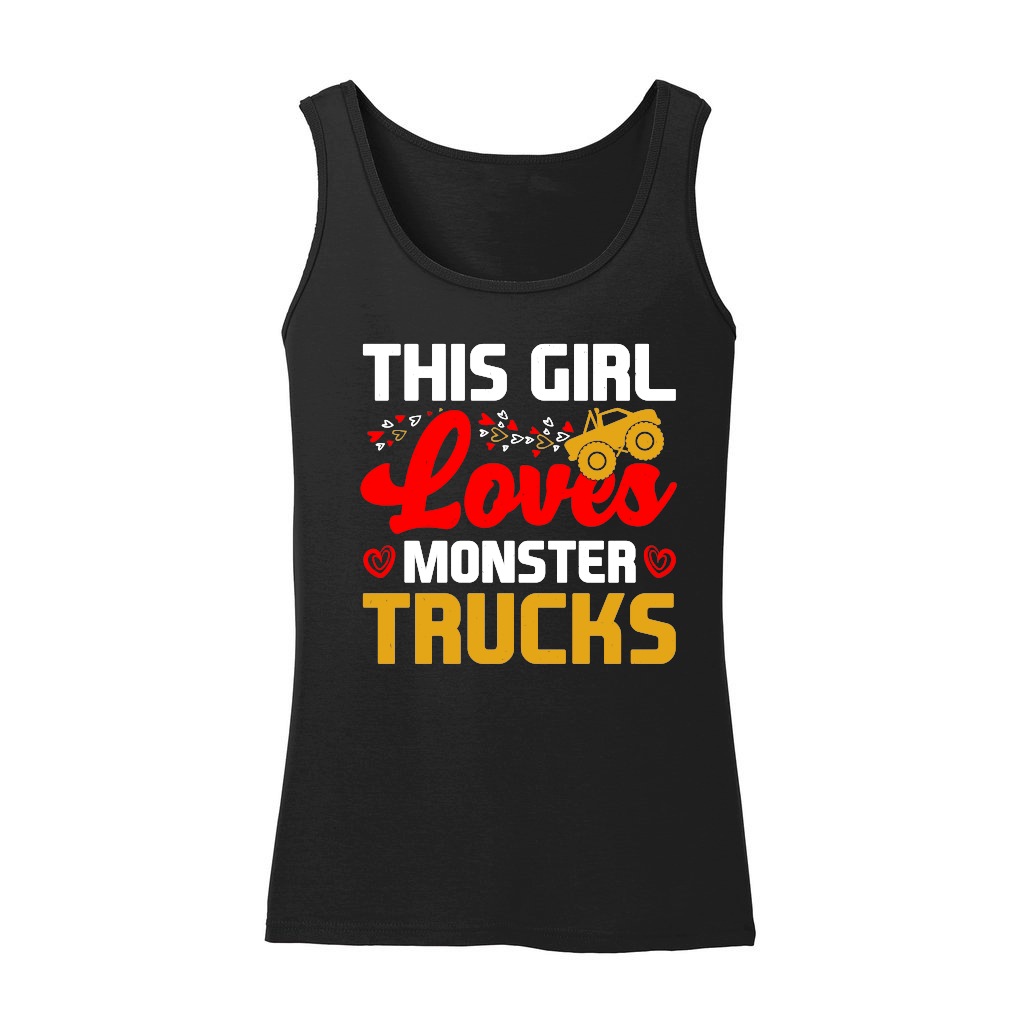 This Girl Loves Monster Trucks