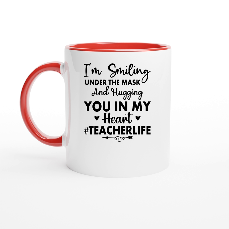 I'm Smiling Under The Mask And Hugging You in My Heart #Teacherlife 01