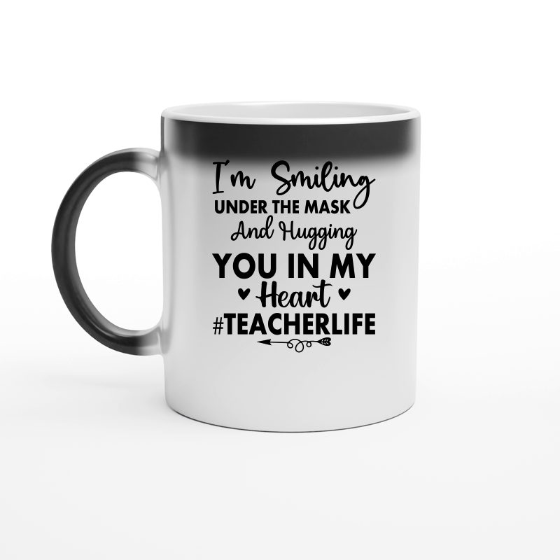 I'm Smiling Under The Mask And Hugging You in My Heart #Teacherlife 01