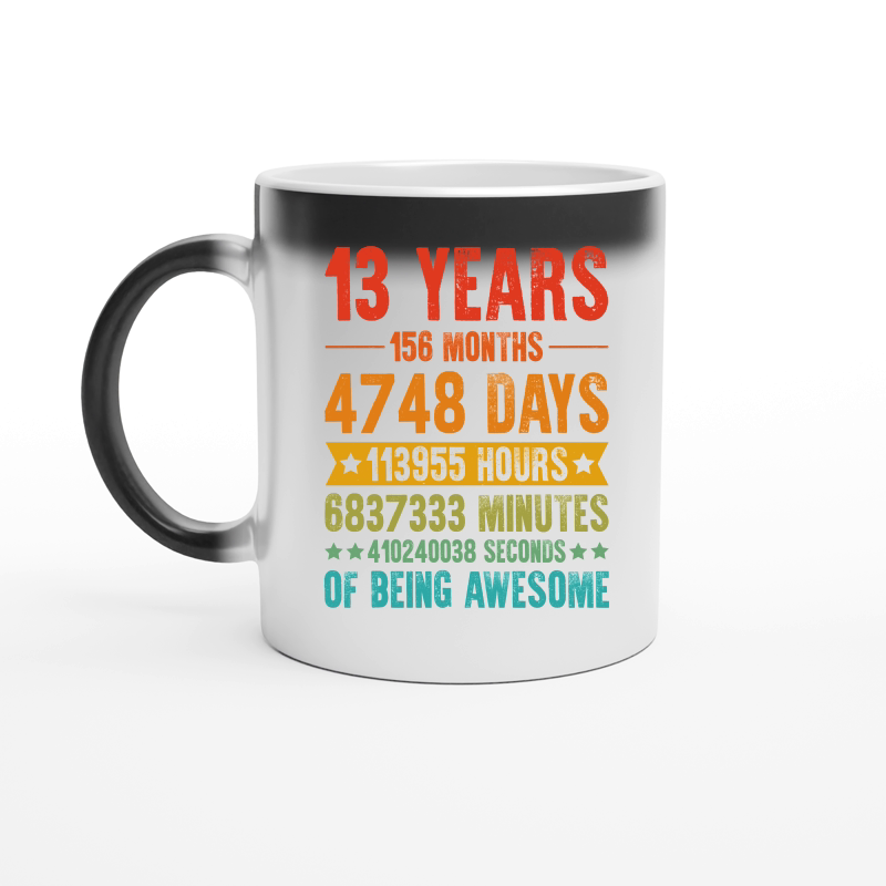 13 Years 156 Months Being Awesome Birthday