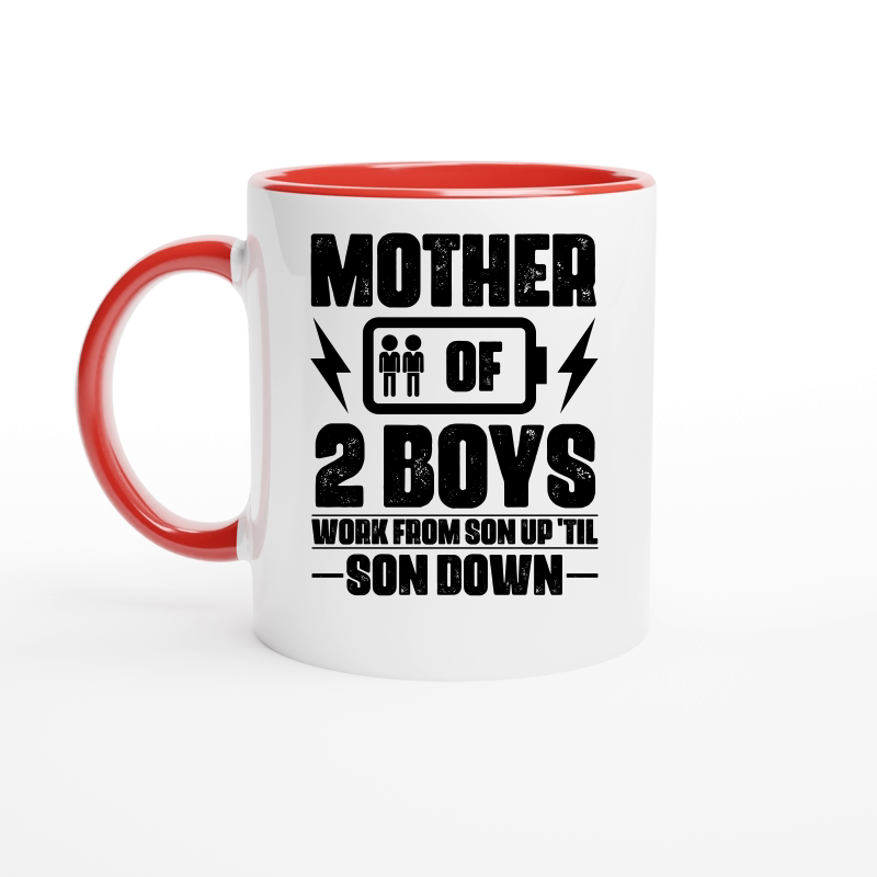 Mother Of Two 2 Boys Work From Son up 'til son Down