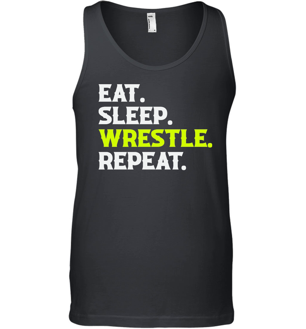 Eat Sleep Wrestle Repeat Shirt Wrestling