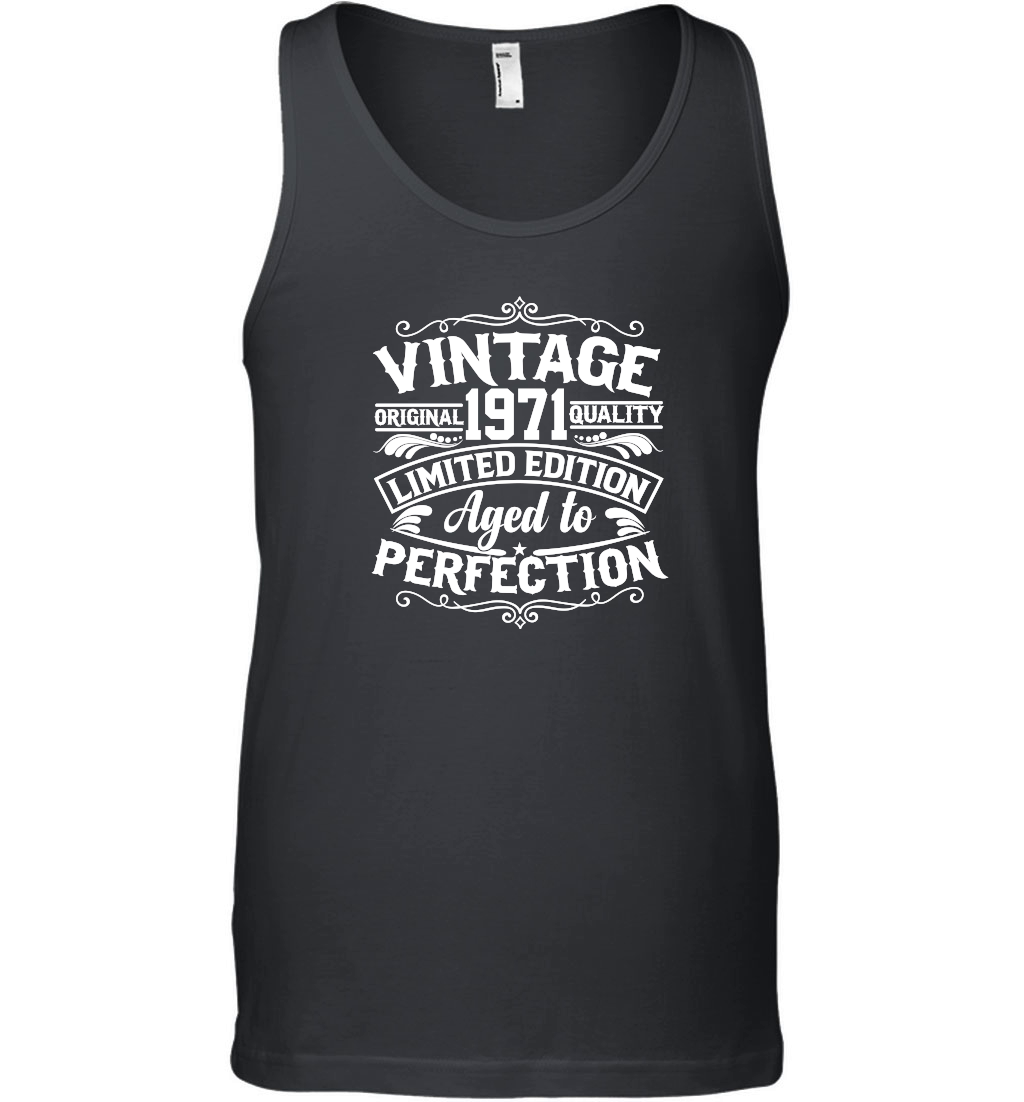 50th Birthday Svg Vintage 1971 Svg Aged to perfection T shirt design