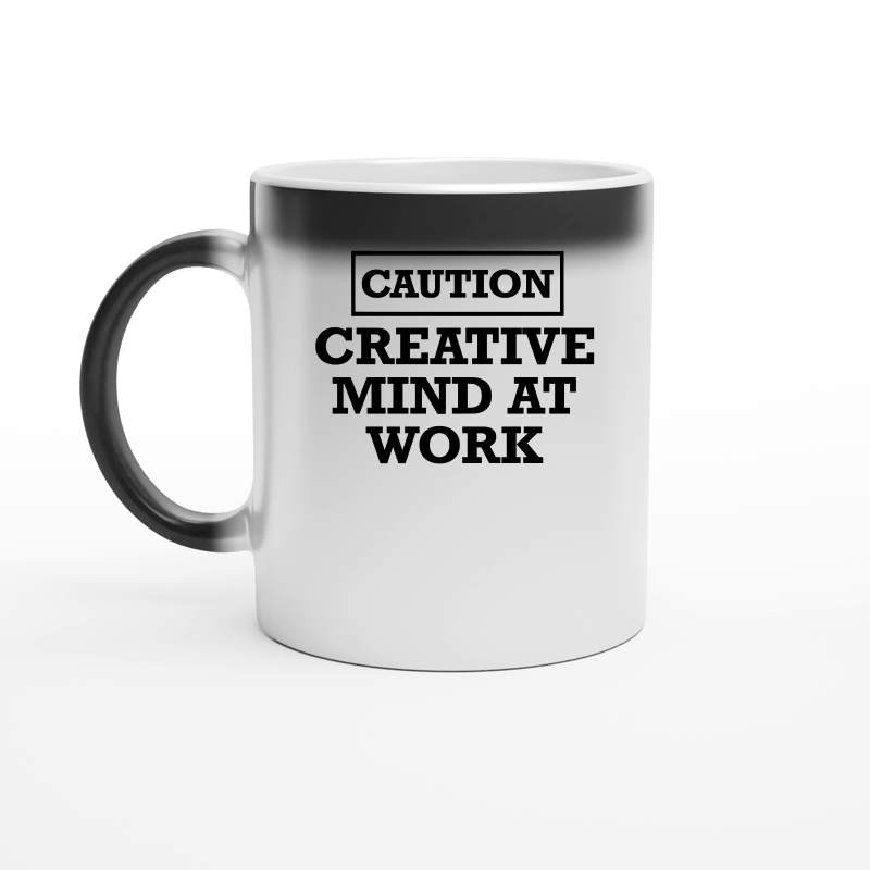 Caution creative mind at work