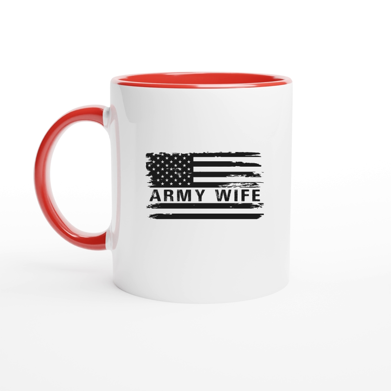 USA Flag Army Wife