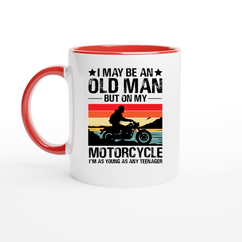 I May be an Old Man But On my Motorcycle i'm Teenager