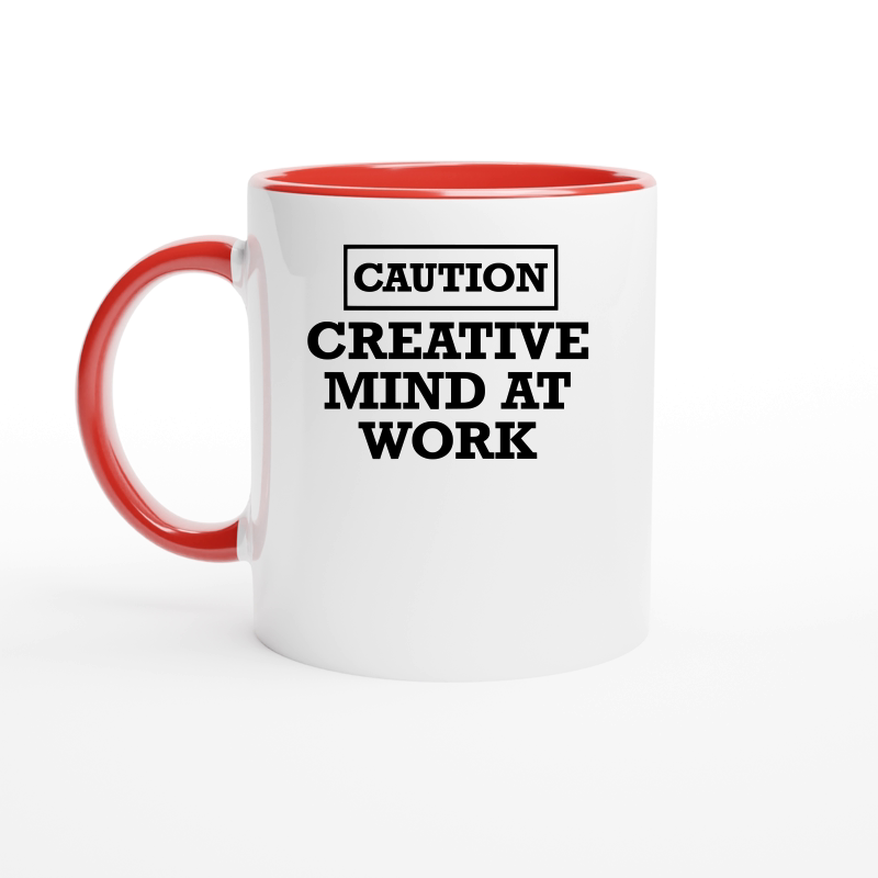 Caution creative mind at work